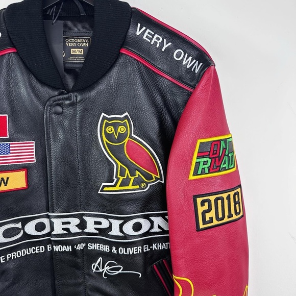 October’s Very Own (OVO) Scorpion Crew Leather Jacket - Picture 3 of 10
